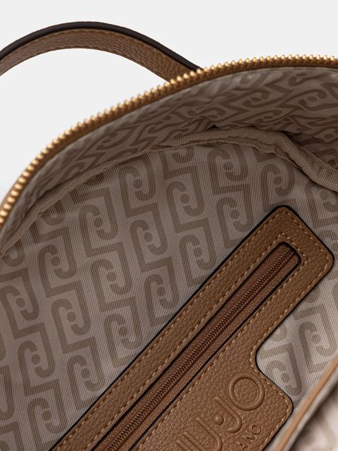 Liu Jo plecak damski kolor brązowy mały gładki AA6209 E1012