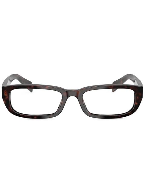 Prada Eyewear rectangle frames - Black - zdjęcie produktu nr 1