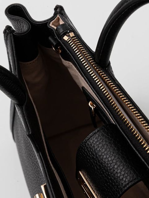 Geox torebka skórzana LEONORY kolor czarny D35KQA 00046 - zdjęcie produktu nr 2