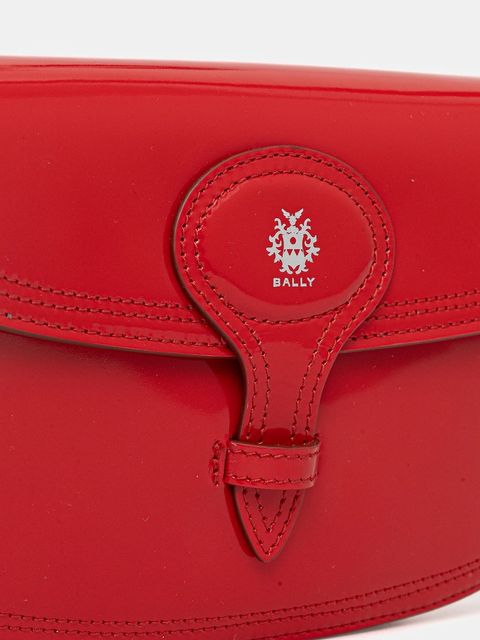 Bally torebka skórzana kolor czerwony WAS045 - zdjęcie produktu nr 2