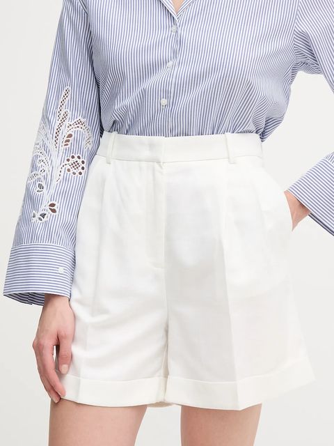 Tommy Hilfiger szorty z domieszką lnu - zdjęcie produktu nr 1