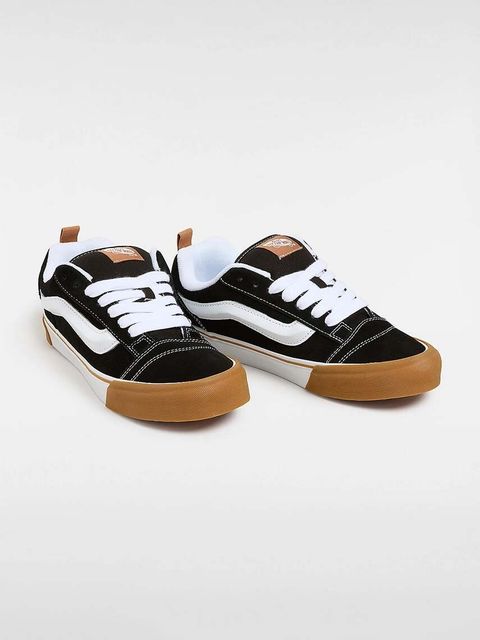 Vans tenisówki zamszowe Knu Skool kolor czarny VN0009QCCJI1
