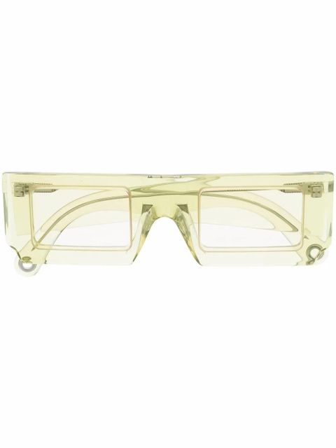 Jacquemus square frame sunglasses - Green - zdjęcie produktu nr 1