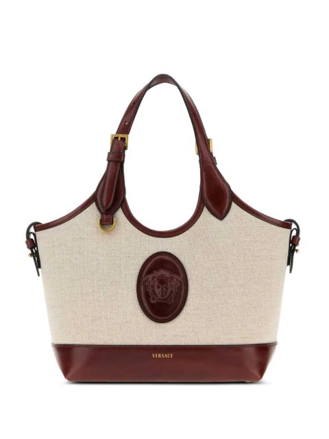 Versace small Rivière canvas tote bag - Neutrals - zdjęcie produktu nr 1