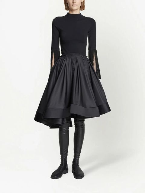 Proenza Schouler pleated full taffeta skirt - Black - zdjęcie produktu nr 2