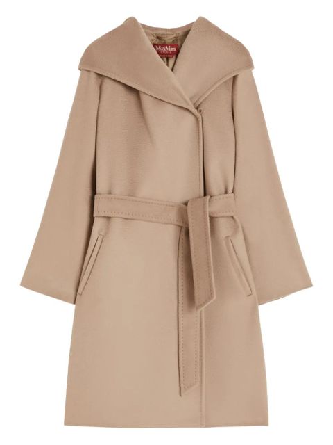 Max Mara hooded belted coat - Brown - zdjęcie produktu nr 1