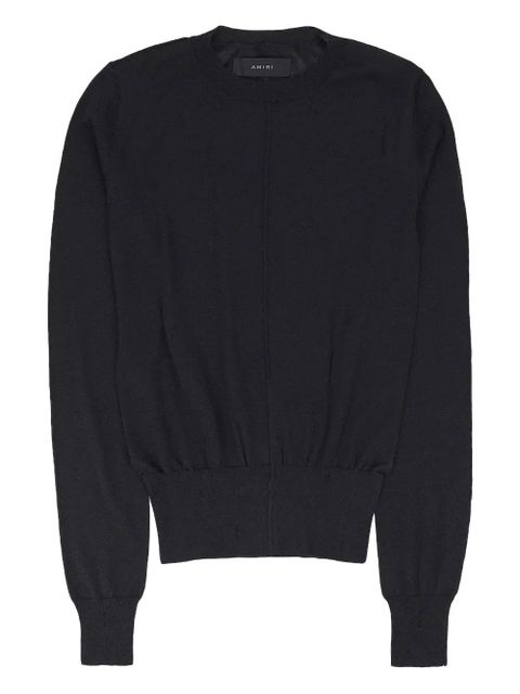 AMIRI distressed-effect jumper - Black - zdjęcie produktu nr 1