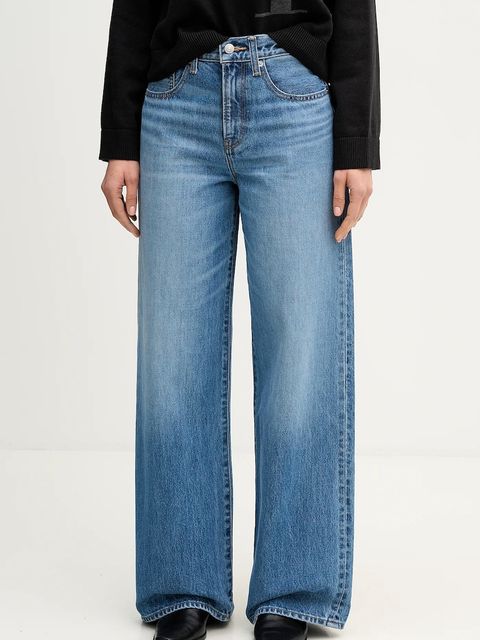 Calvin Klein Jeans jeansy damskie kolor niebieski LV047E701G - zdjęcie produktu nr 1