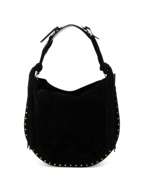 ISABEL MARANT Oskan stud-embellished shoulder bag - Black - zdjęcie produktu nr 2