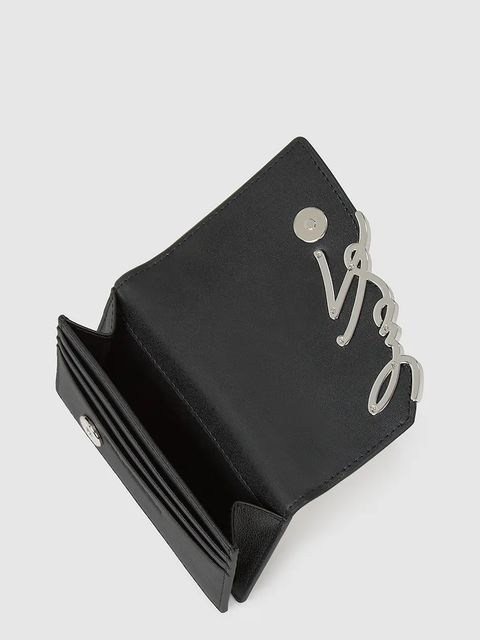 Karl Lagerfeld portfel skórzany K/SIGNATURE damski kolor czarny A4W32018 - zdjęcie produktu nr 2