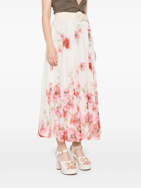 ZIMMERMANN Lightburst maxi skirt - Neutrals