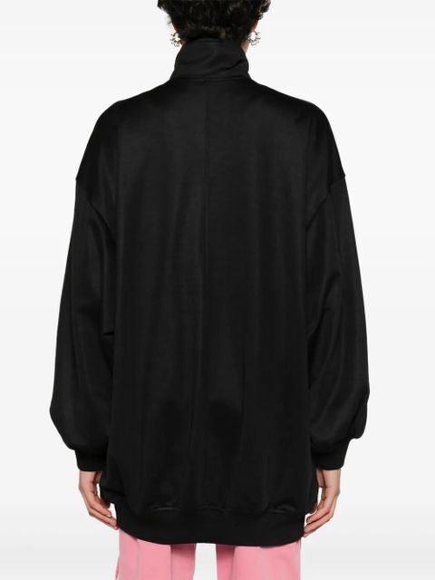 ISABEL MARANT Rejane jersey oversized jacket - Black