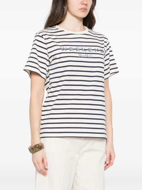 Weekend Max Mara Wkdbora striped T-shirt - Neutrals