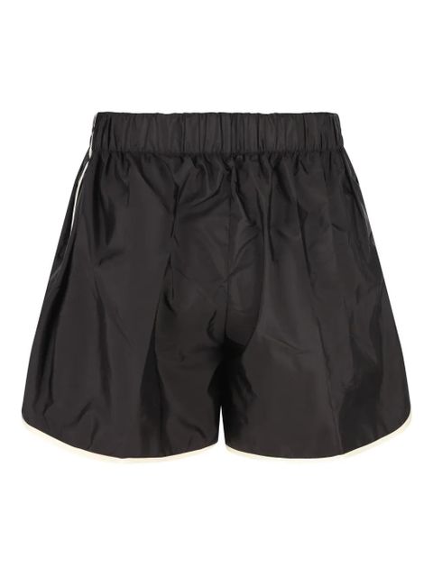 Prada elasticated-waistband trim shorts - Black - zdjęcie produktu nr 2
