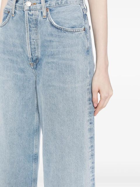 AGOLDE Dame high-rise wide-leg jeans - Blue - zdjęcie produktu nr 2