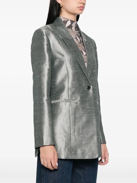 GANNI shantung blazer - Grey - zdjęcie produktu nr 2