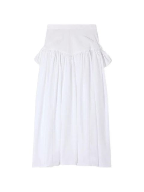 SANDRO tie-detail A-line maxi skirt - White - zdjęcie produktu nr 1