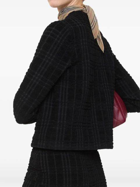 Burberry check mini skirt - Black