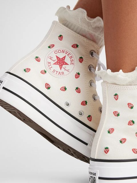 Converse trampki Chuck Taylor All Star Lift kolor beżowy A14934C