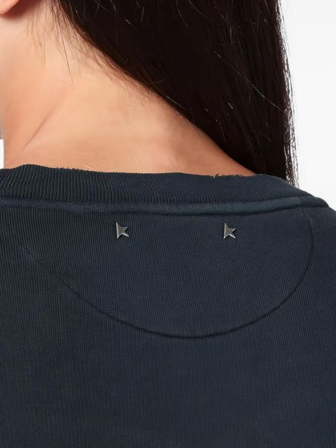 Golden Goose crew-neck star-detail sweatshirt - Grey