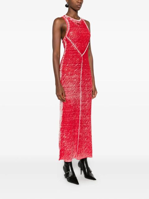 Diesel M-Rab ribbed sleeveless maxi dress - Red - zdjęcie produktu nr 2