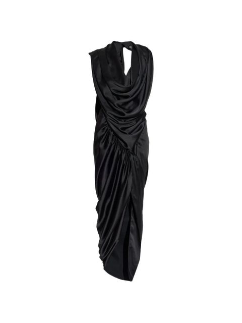 Vivienne Westwood draped slit dress - Black - zdjęcie produktu nr 1