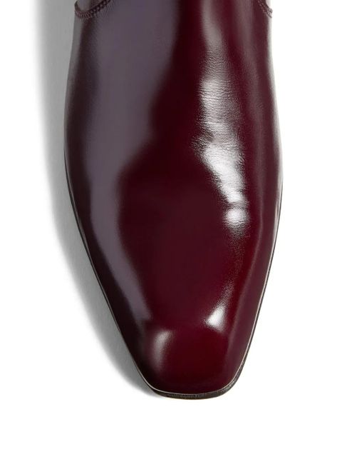 KHAITE Colt knee-high boots - Red - zdjęcie produktu nr 2