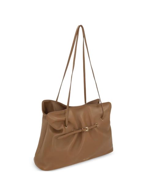 Prada small Dada nappa leather shoulder bag - Brown