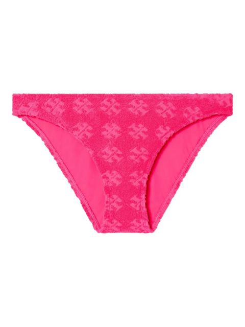 Tory Burch terry-cloth bikini bottoms - Pink - zdjęcie produktu nr 1