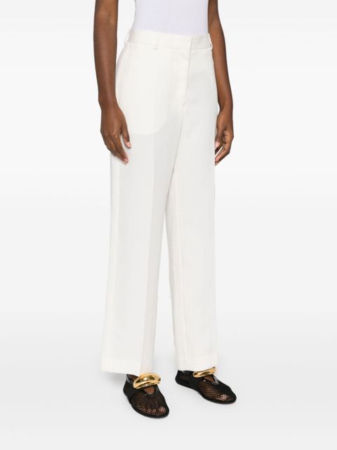 TOTEME straight-leg cropped trousers - White - zdjęcie produktu nr 2