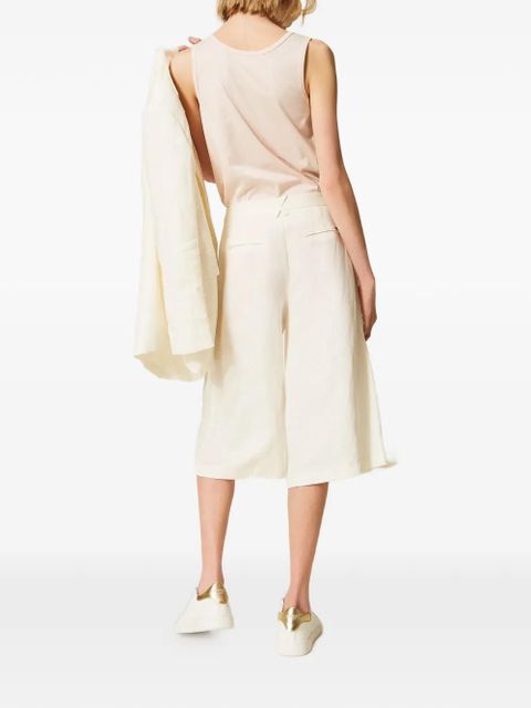 TWINSET pleated bermuda shorts - White - zdjęcie produktu nr 2