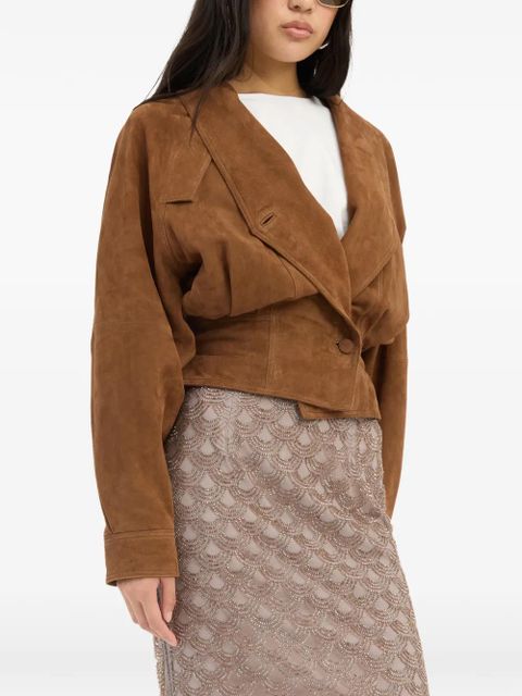 ROTATE BIRGER CHRISTENSEN sequin-embellished midi skirt - Grey