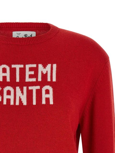 MC2 Saint Barth jacquard new queen sweater - Red