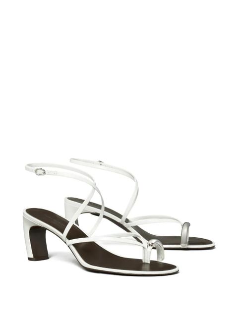 Tory Burch 65mm Pierced strappy sandals - White - zdjęcie produktu nr 2