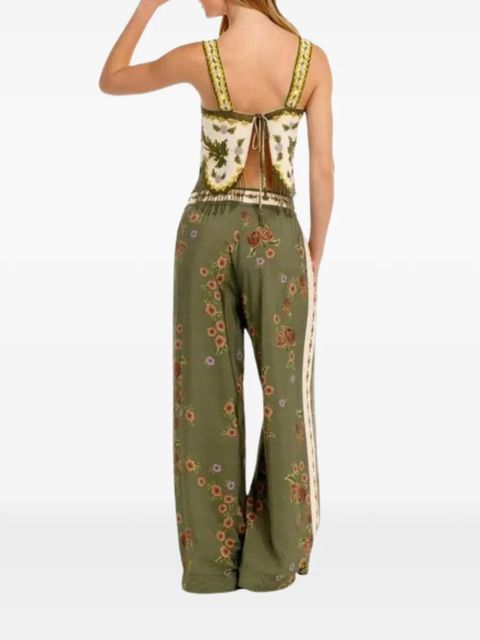 Agua By Agua Bendita Aida Aura beaded top - Neutrals