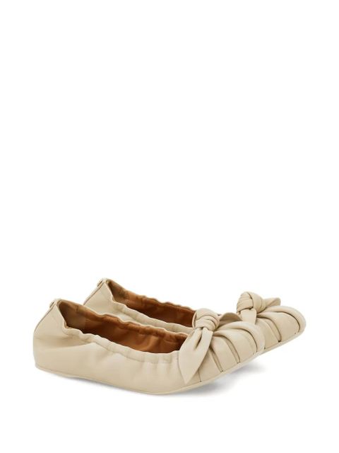 Ferragamo bow-detailing ballet flat - Neutrals - zdjęcie produktu nr 2