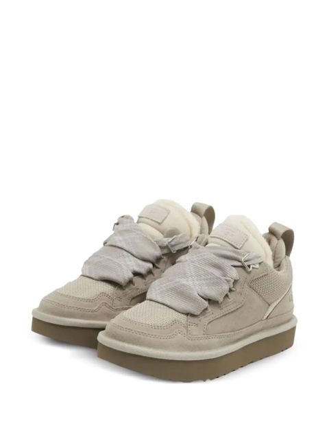 UGG Lowmel ribbon lace-up slippers - Neutrals