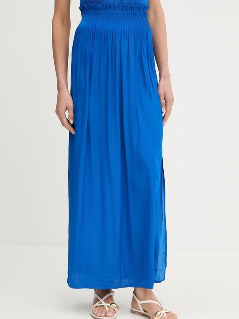 Morgan spódnica JWENDY.N kolor niebieski maxi rozkloszowana JWENDY.N - zdjęcie produktu nr 1