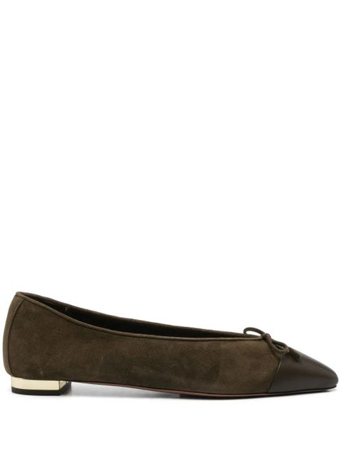 Aquazzura Gioia ballet flats - Green - zdjęcie produktu nr 1