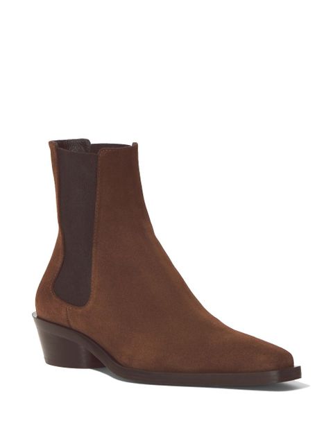 Proenza Schouler Bronco suede Chelsea Boots - Brown - zdjęcie produktu nr 2