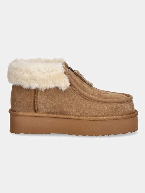 Answear.LAB śniegowce zamszowe kolor brązowy