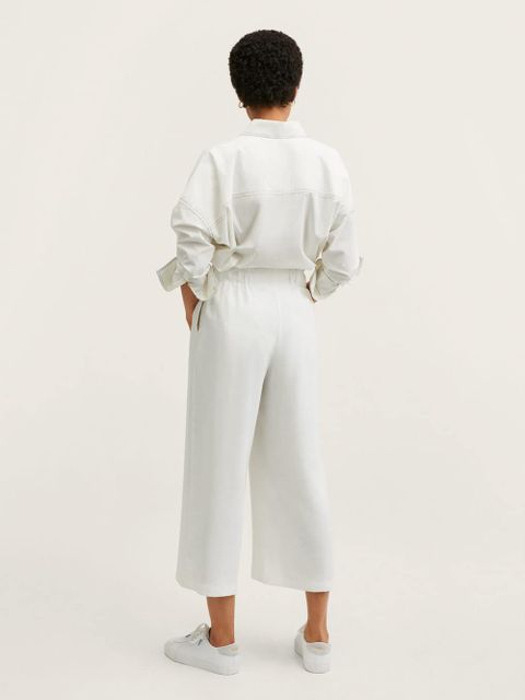 Spodnie palazzo z wysoką talią