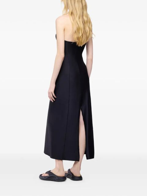 Rabanne heart-shaped midi dress - Black