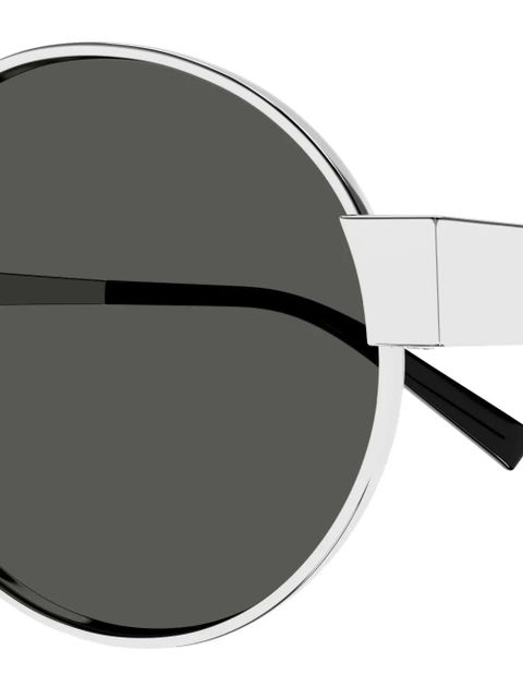 Saint Laurent Eyewear oval-frame sunglasses - Silver