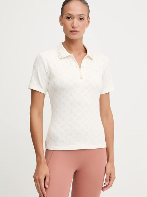 Guess polo PEONY damski kolor beżowy V5YP01 KCX12 - zdjęcie produktu nr 1