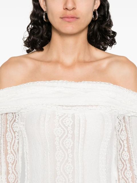 Charo Ruiz Ibiza off-shoulder dress - White