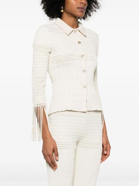 Nanushka Niceta shirt - Neutrals - zdjęcie produktu nr 2