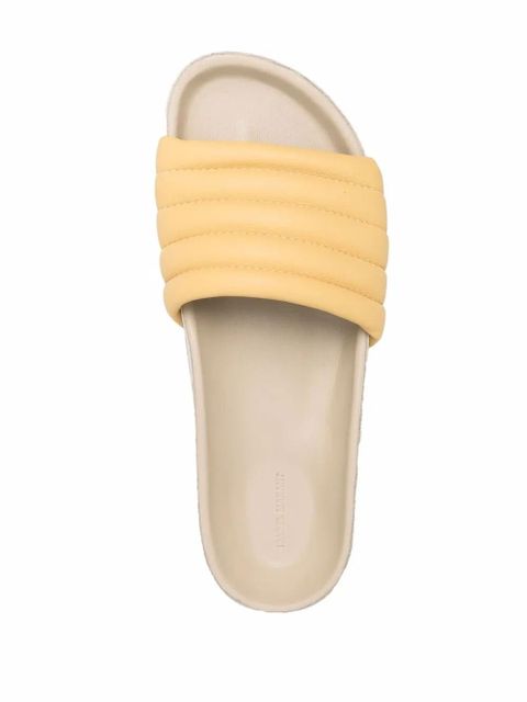 ISABEL MARANT Shellea padded slides - Yellow