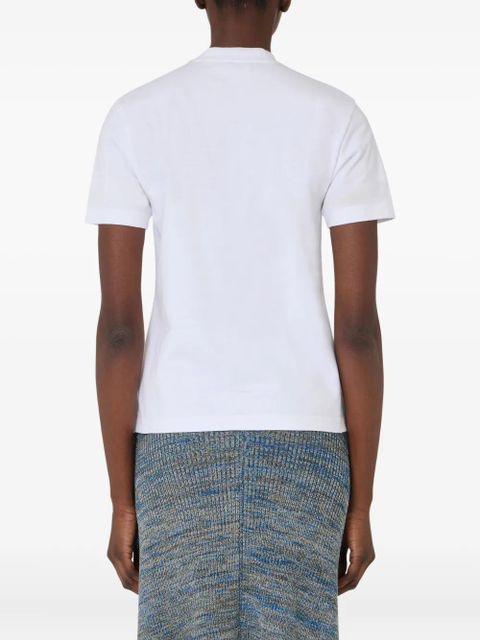 Ferragamo signature-detail T-shirt - White