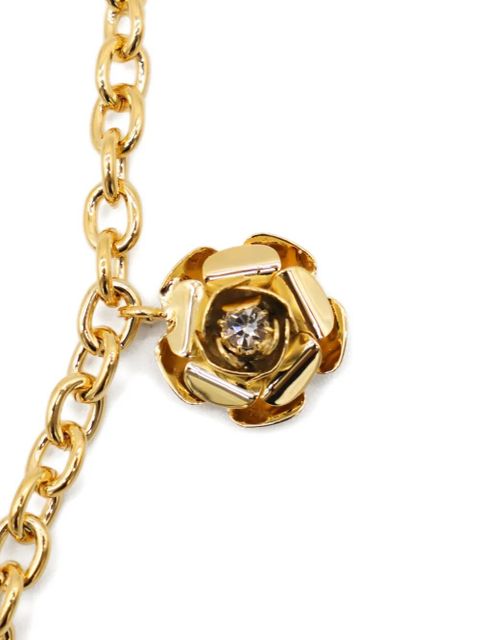 Blumarine chain-link butterfly-charm necklace - Gold